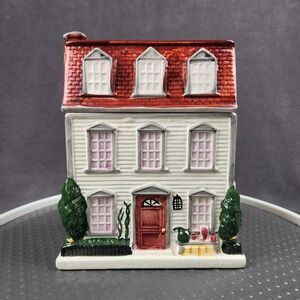 The Flower Store Sherwood Brands vintage Victorian House 1999 Ceramic